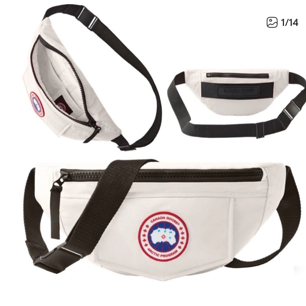 Canada Goose Cream Belt Bag